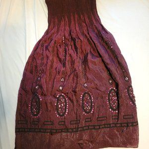 Lapis Sequined Dress/Maxi Skirt